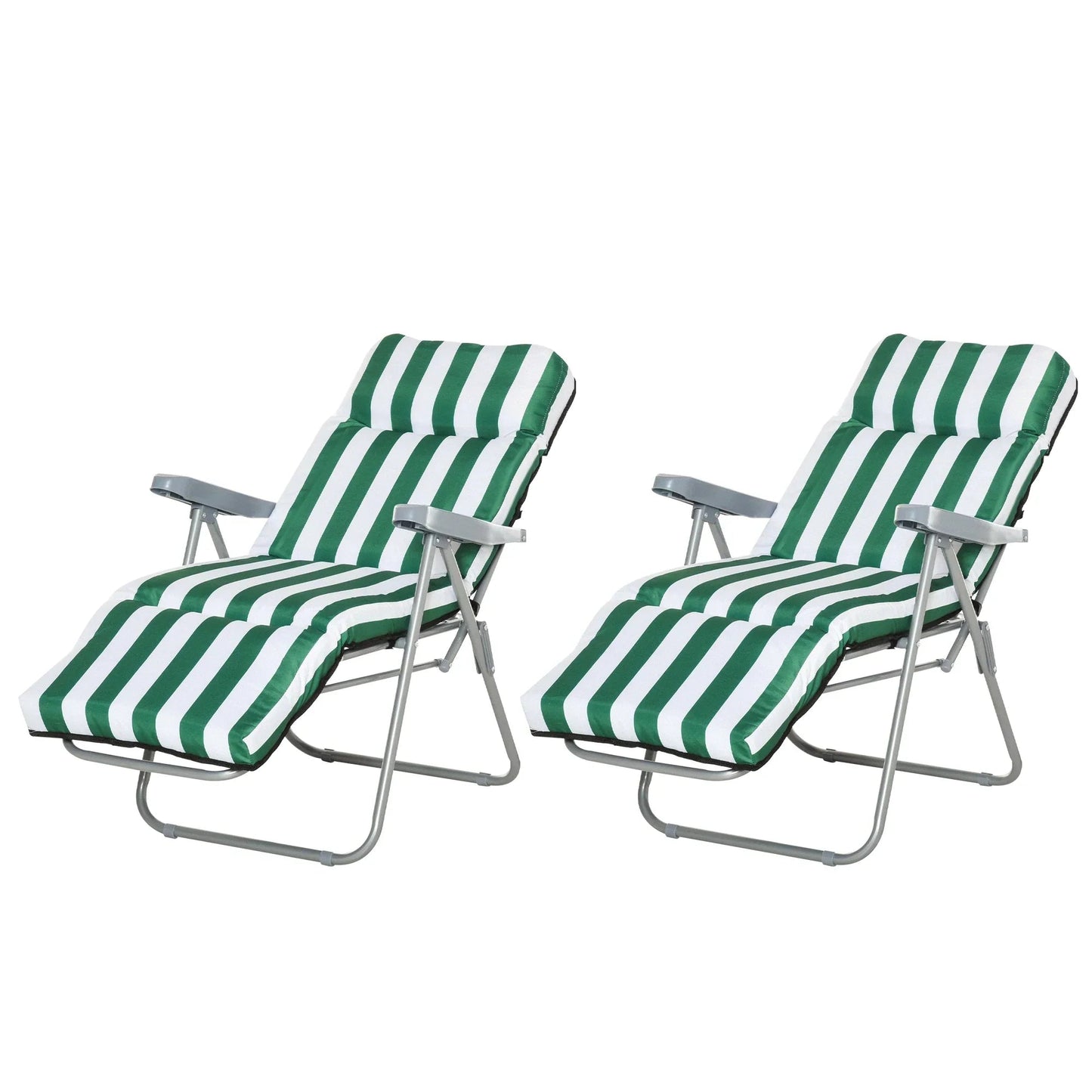 Adjustable Backrest Foldable Garden Loungers - Egyptian Queen storeGarden loungers