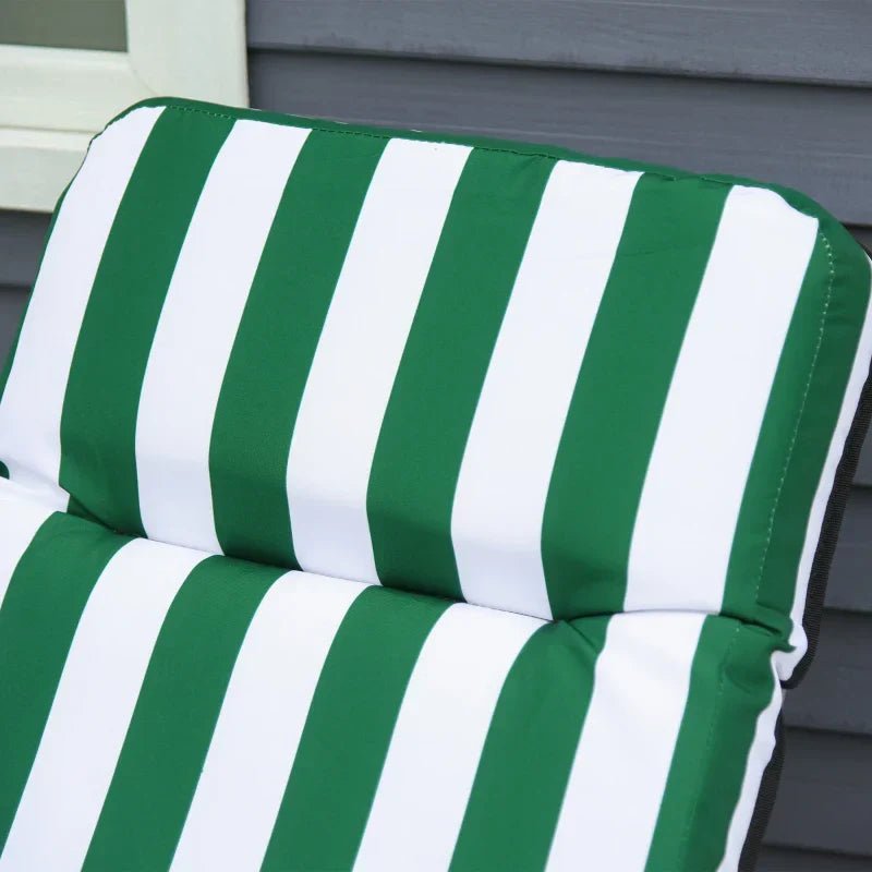 Adjustable Backrest Foldable Garden Loungers - Egyptian Queen storeGarden loungers
