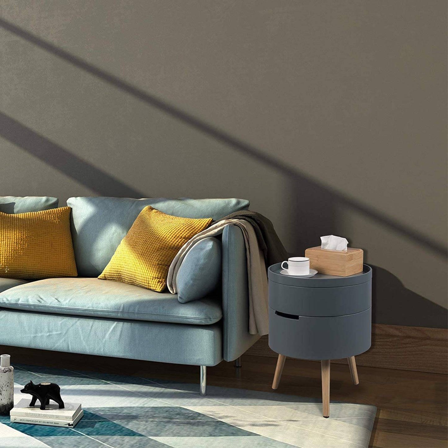 Compact Elegance Side Table - Egyptian Queen storeside table