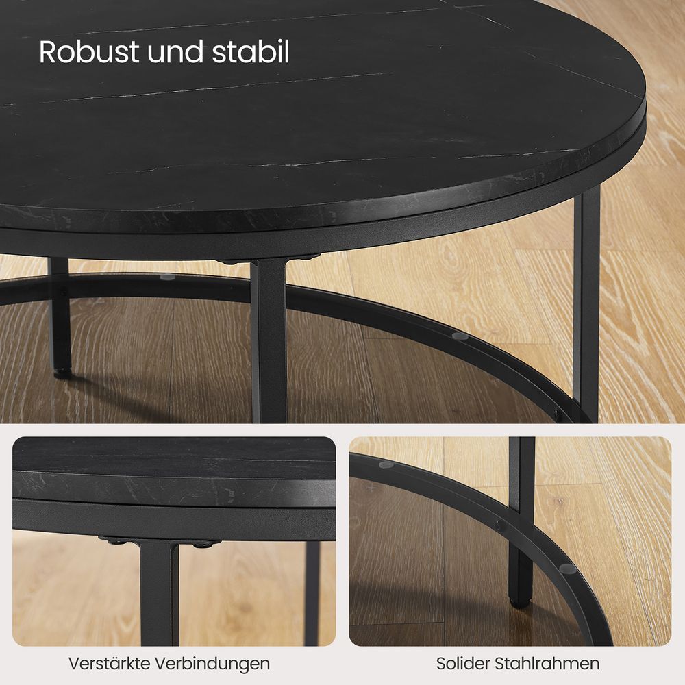 Modern Elegance marble-look coffee table - Egyptian Queen storecoffee table