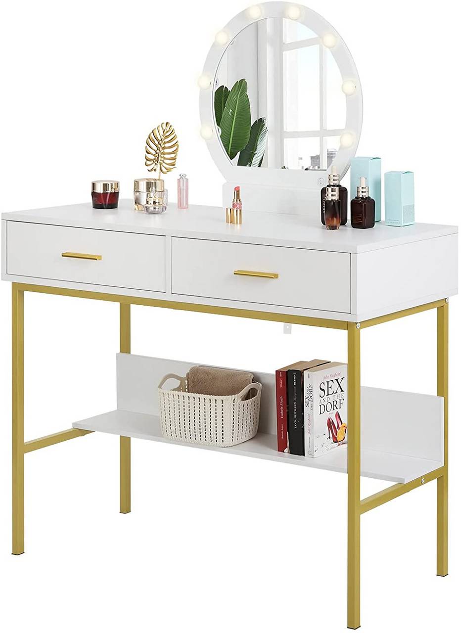 Radiant Elegance Makeup table - Egyptian Queen storemakeup dresser