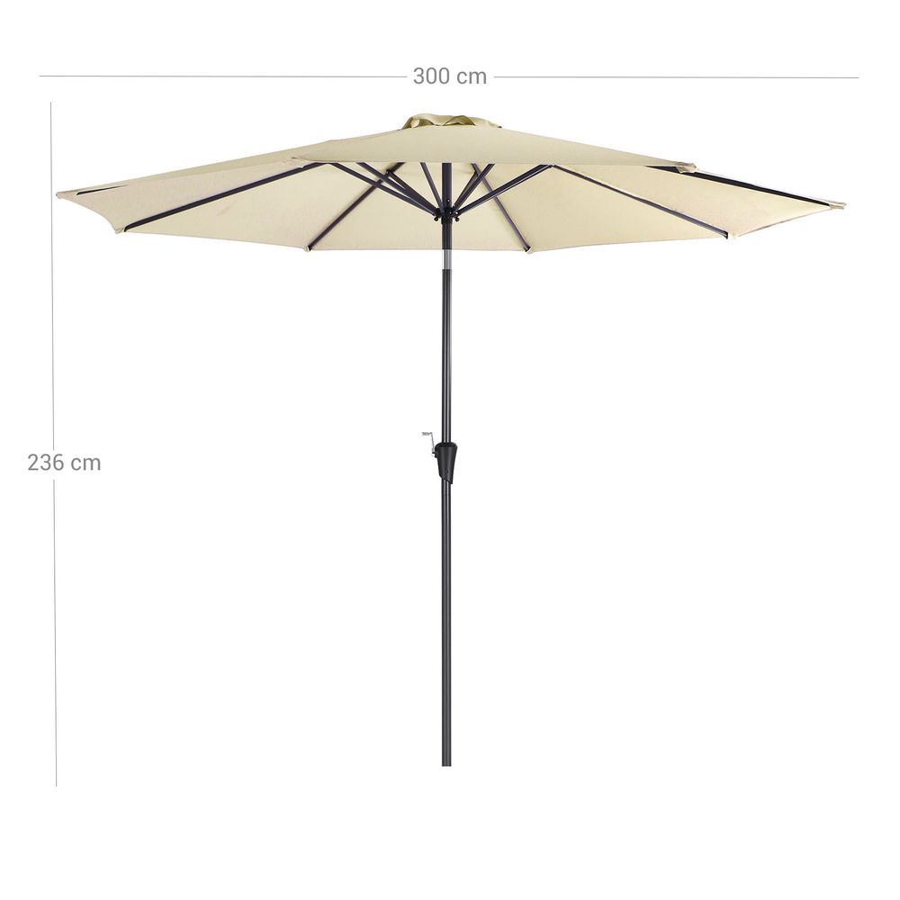 UV-protected garden parasol - Egyptian Queen storeparasol