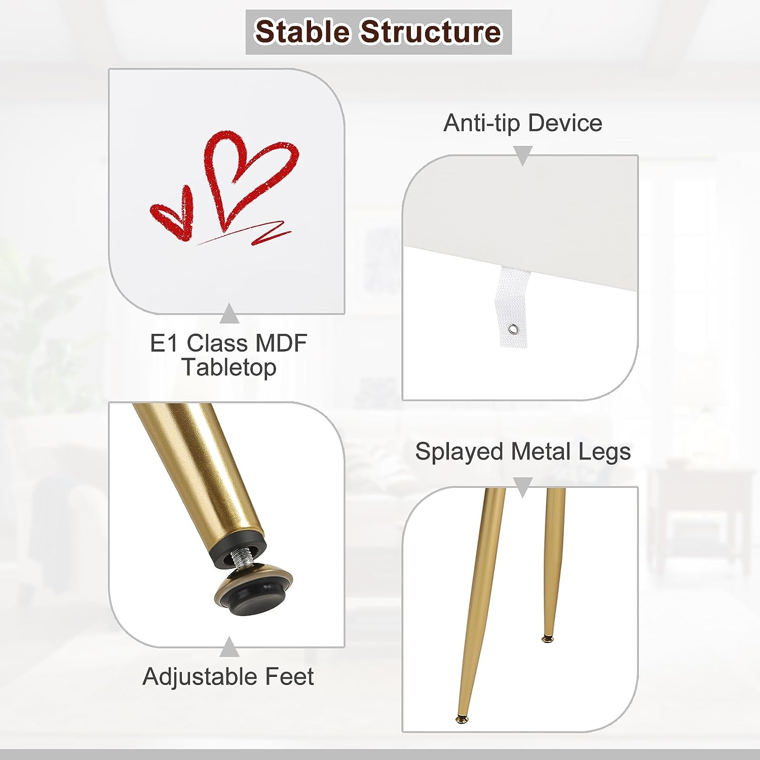 "Modern LED dressing table with velvet chair, gold accents, and ample storage, available in Gray, Cream, or Khaki – Egyptian Queen Store."