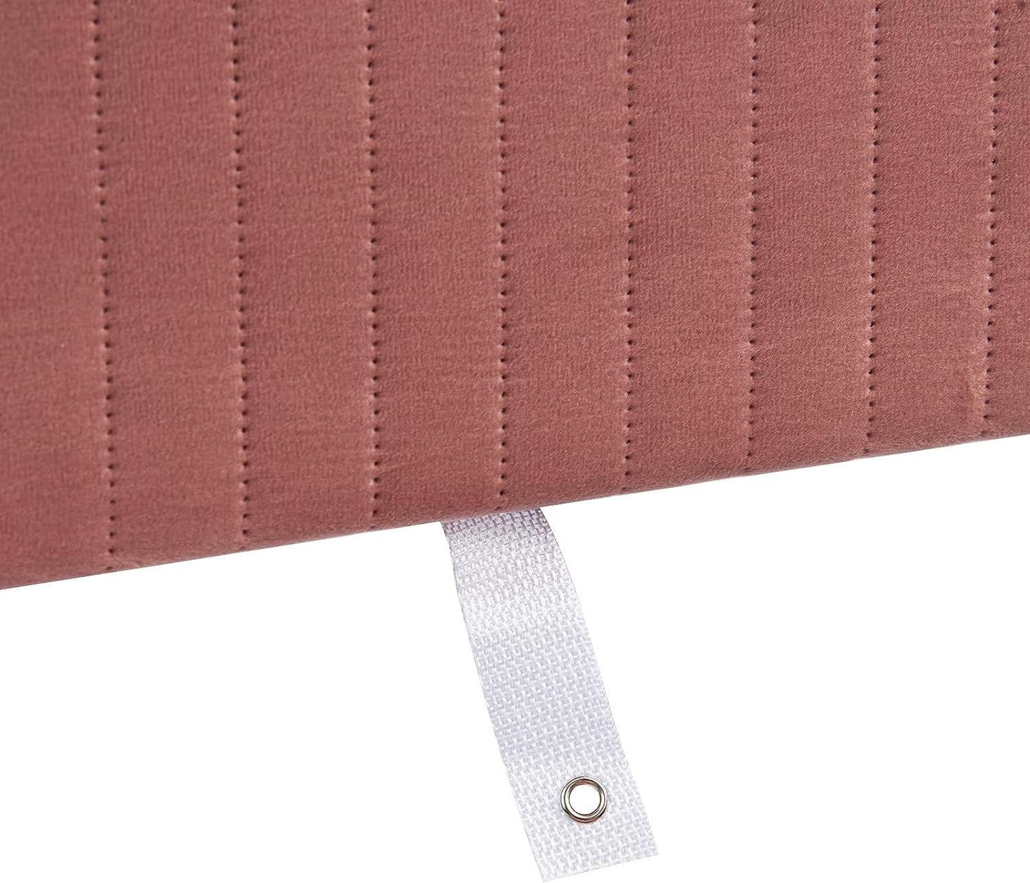 Elegant Velvet Charm Vanity Makeup Table with a large round mirror, soft velvet stool, and storage drawers in pink and gray, perfect for organizing beauty essentials.