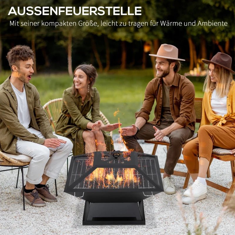 2-in-1 Fire Pit and Grill Combo - Egyptian Queen storeFire Pit & Grill