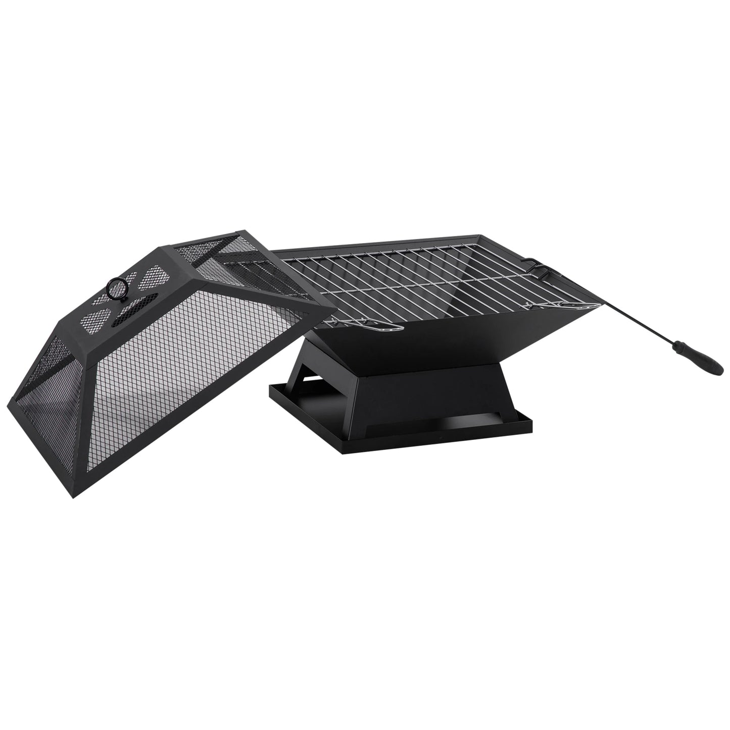 2-in-1 Fire Pit and Grill Combo - Egyptian Queen storeFire Pit & Grill