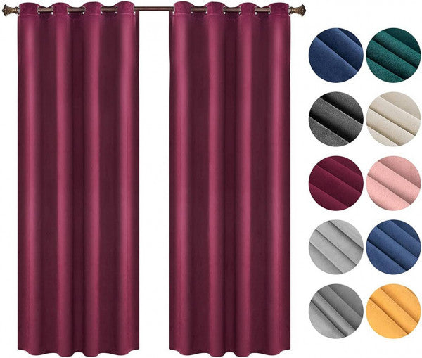 Thermal Insulated black out Curtains - Egyptian Queen storecurtain