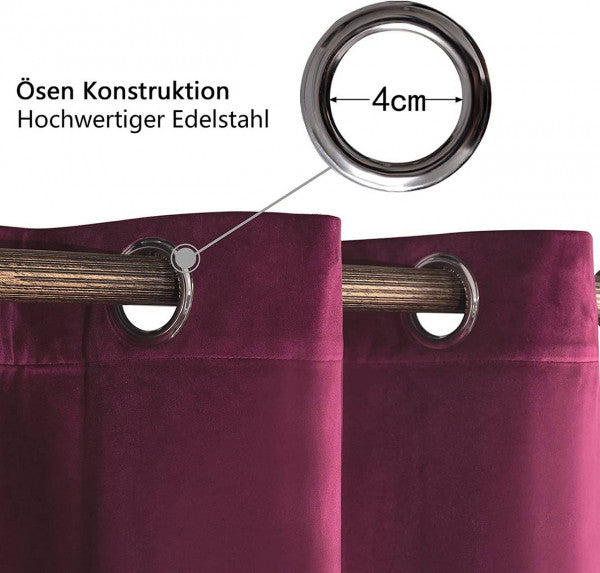 Thermal Insulated black out Curtains - Egyptian Queen storecurtain