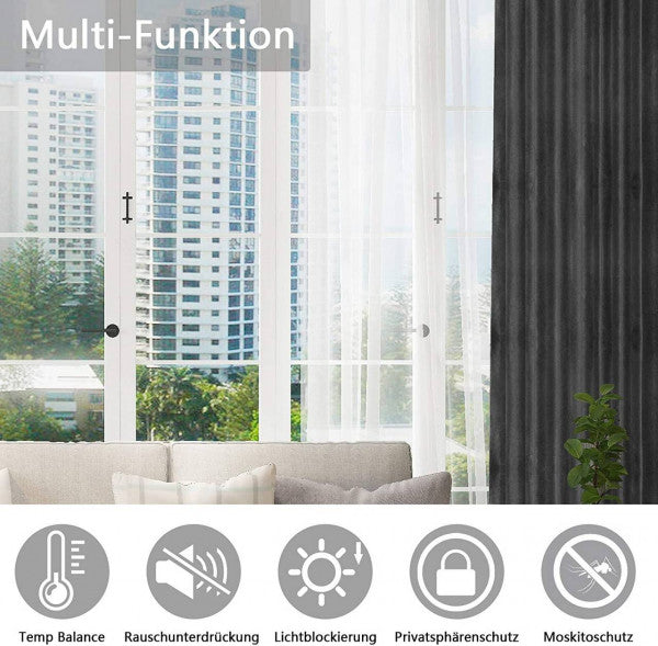 Thermal Insulated black out Curtains - Egyptian Queen storecurtain