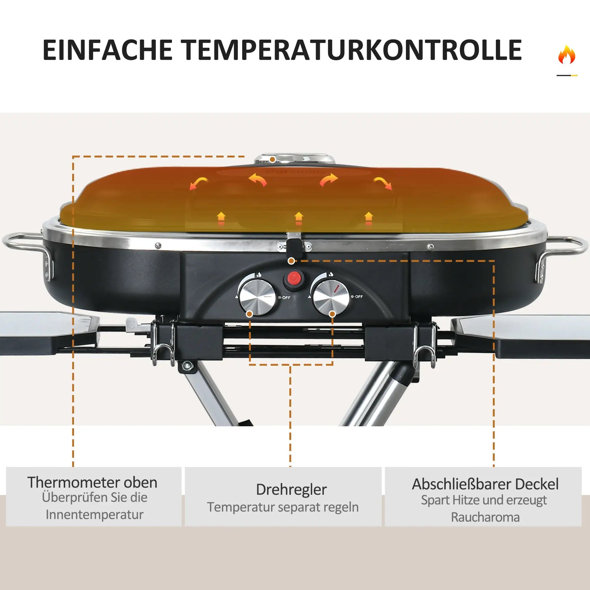 AdventurePro Gas Grill: Precision Cooking On-The-Go - Egyptian Queen storeGas Grill