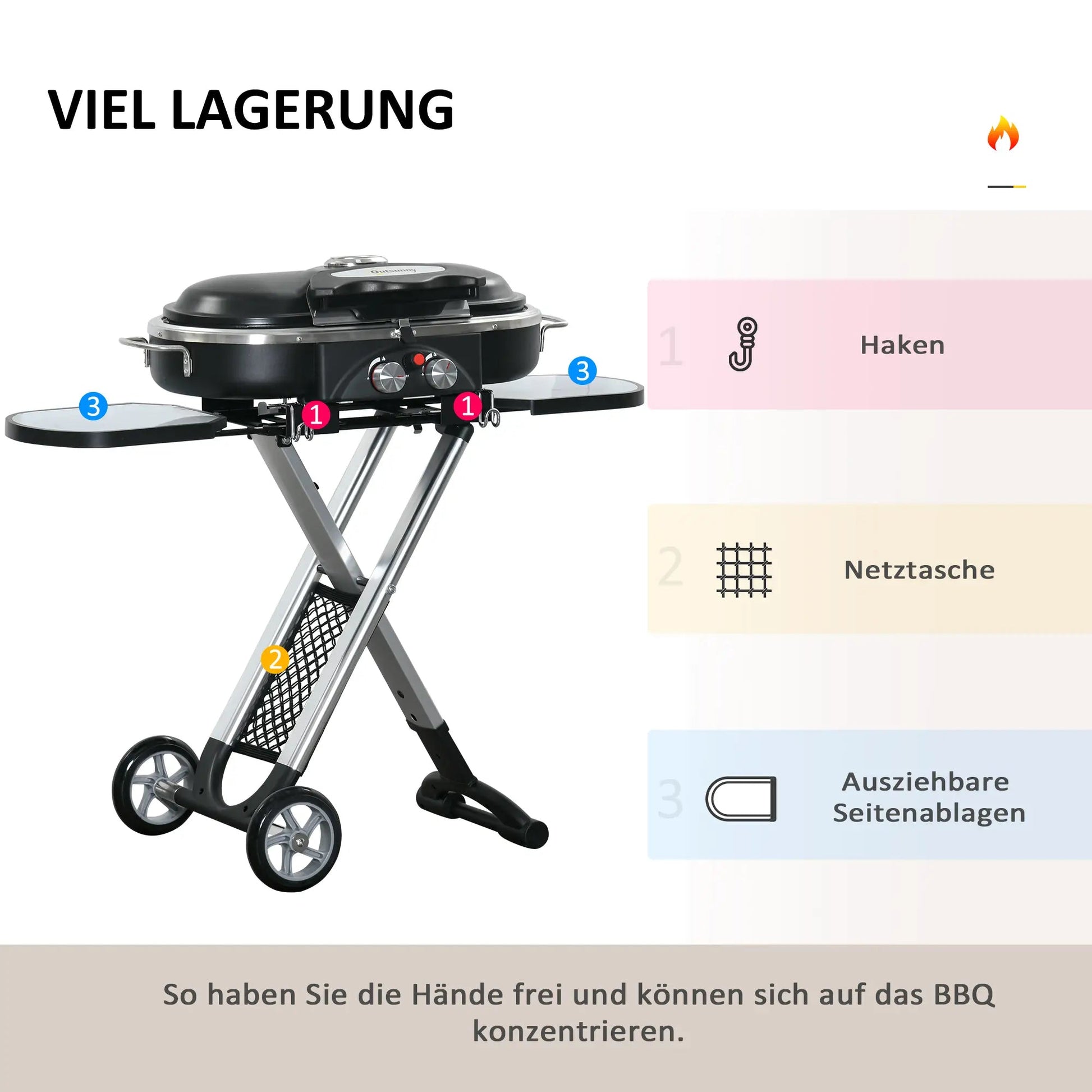 AdventurePro Gas Grill: Precision Cooking On-The-Go - Egyptian Queen storeGas Grill