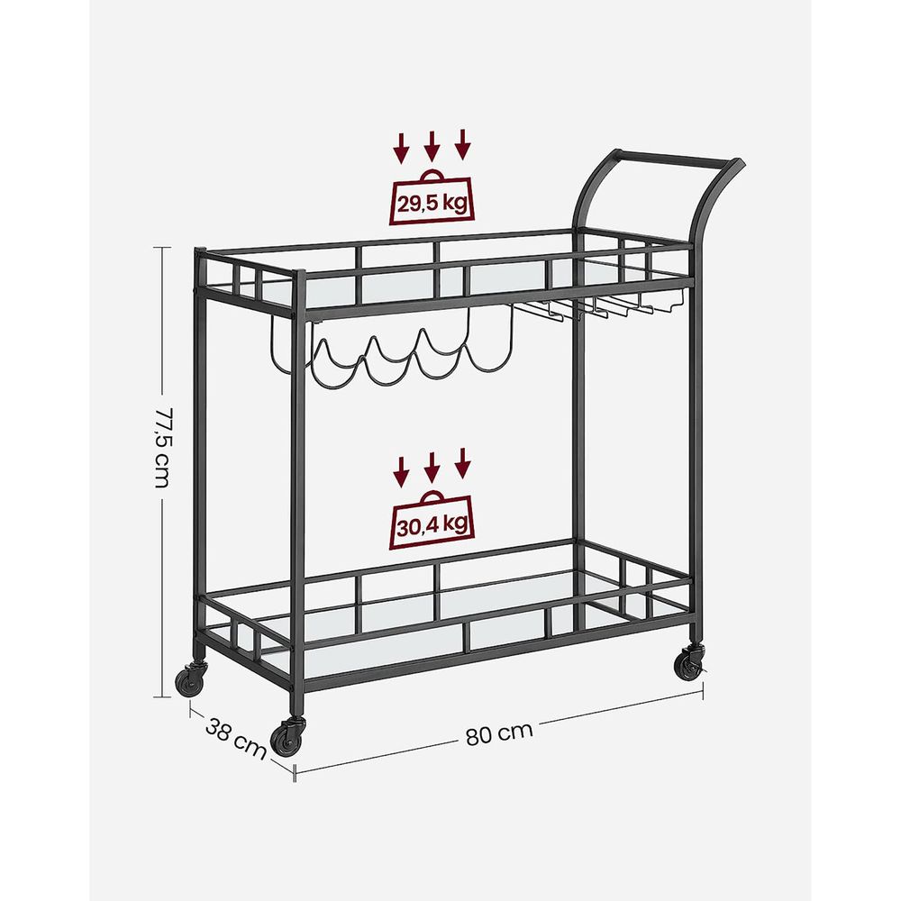 Elegant Serving trolley - Egyptian Queen storeserving trolley