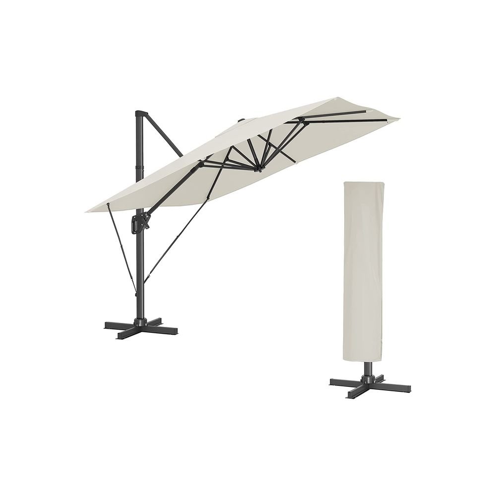 Flexibly Adjustable Cantilever parasol with UV Protection - Egyptian Queen storeparasol