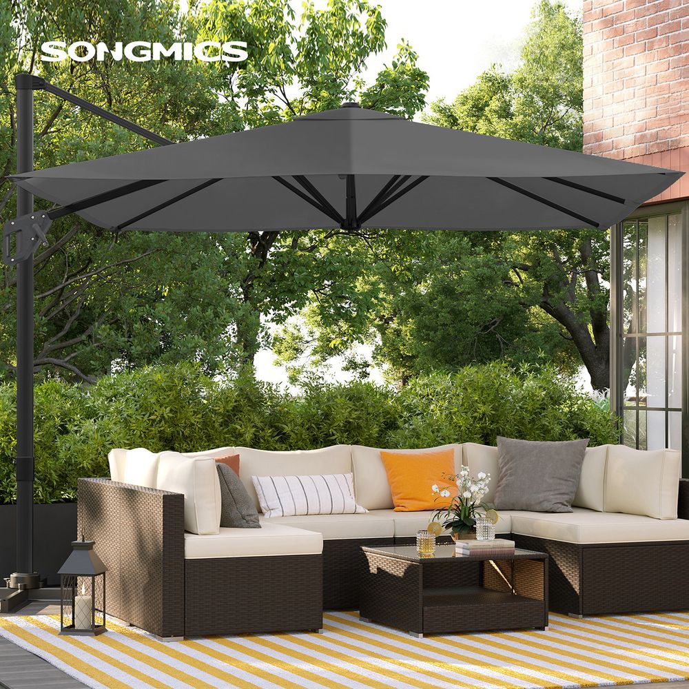 Flexibly Adjustable Cantilever parasol with UV Protection - Egyptian Queen storeparasol