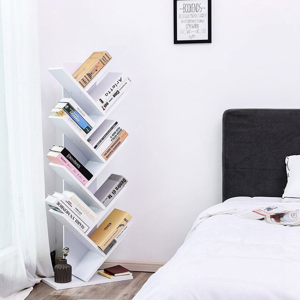 Geometric Tree-Shaped Bookcase - Stylish Storage Solution for Home Office - Egyptian Queen storeBookcases & Standing Shelves