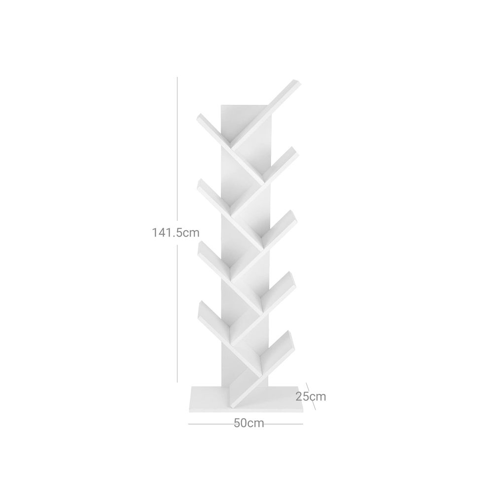 Geometric Tree-Shaped Bookcase - Stylish Storage Solution for Home Office - Egyptian Queen storeBookcases & Standing Shelves