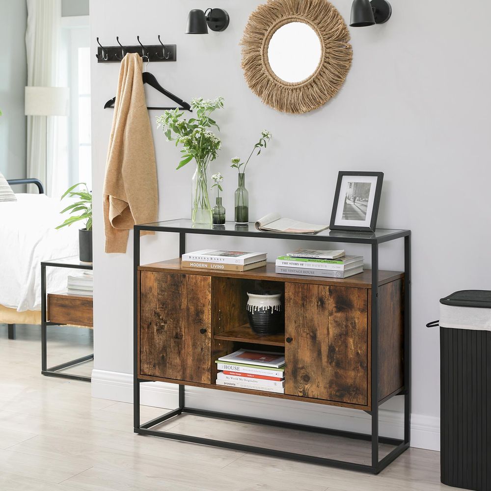 glass surface side cabinet - Egyptian Queen storeside cabinet