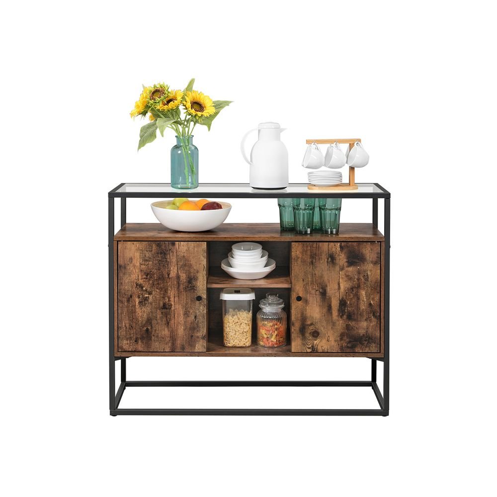 glass surface side cabinet - Egyptian Queen storeside cabinet