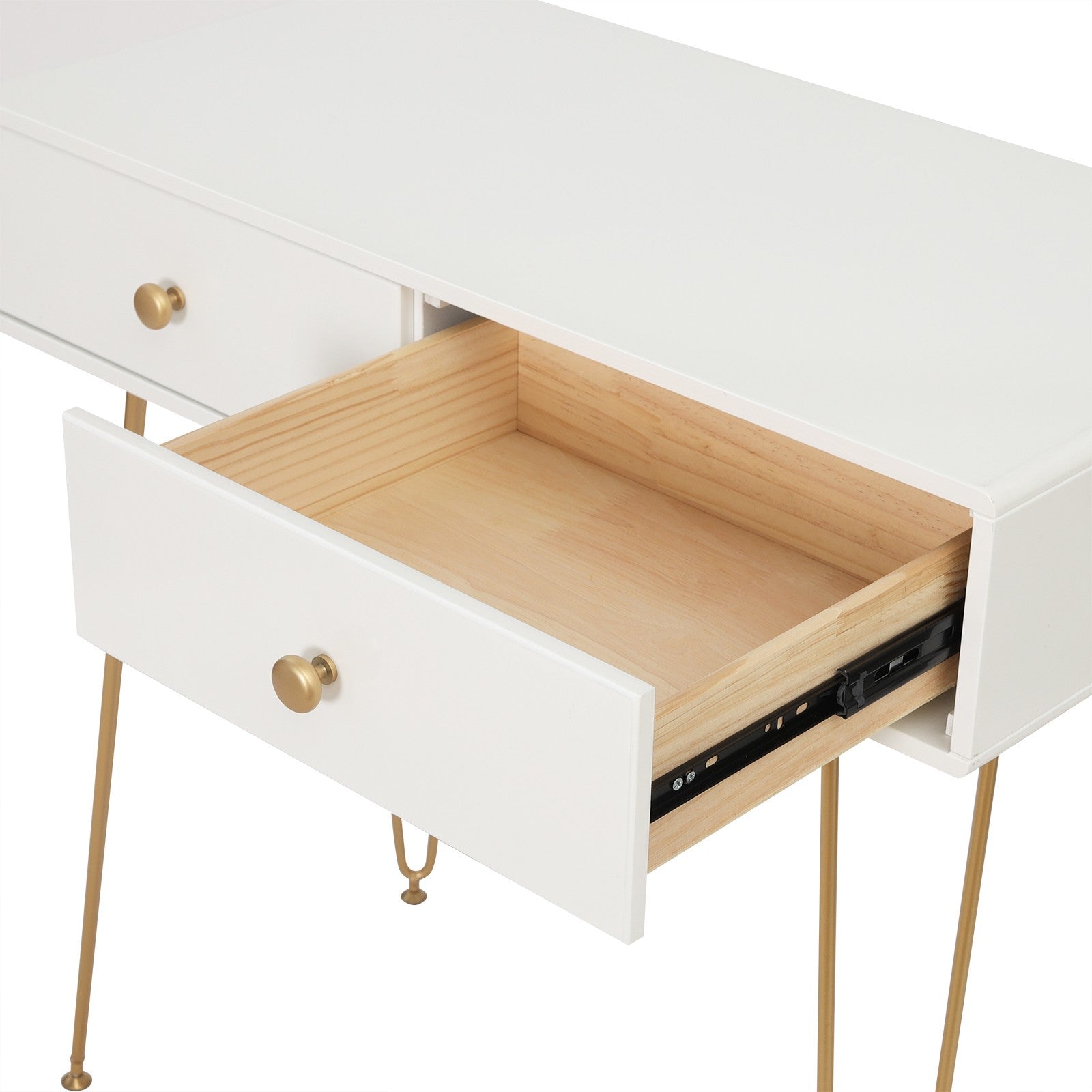 Golden Elegance Vanity makeup table - Egyptian Queen storemakeup dresser