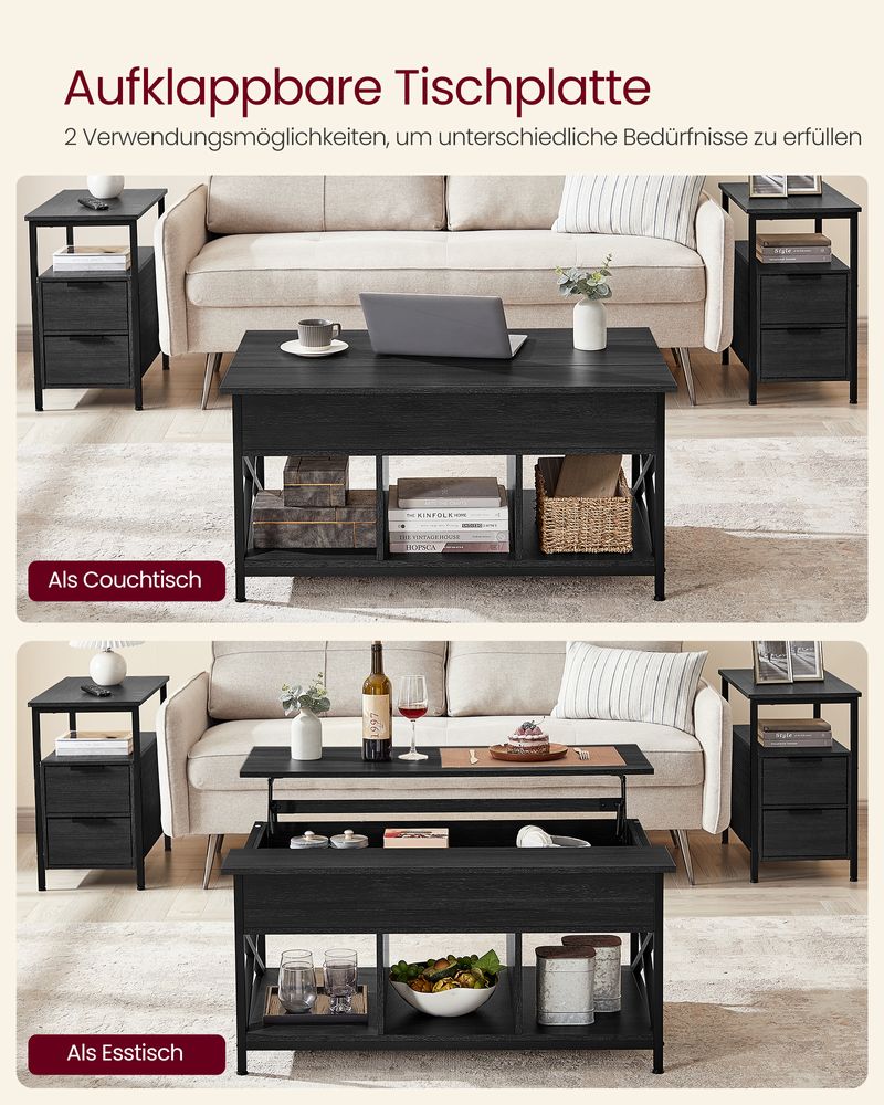 Height-adjustable coffee table - Egyptian Queen storecoffee table