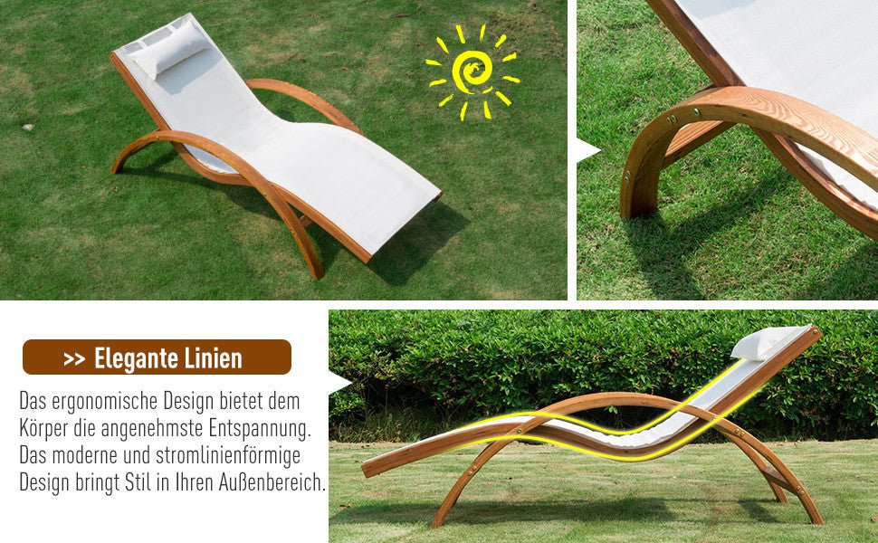 Modern Breathable Garden Lounger: Comfort and Style by Egyptian Queen Store - Egyptian Queen storeSunlounger