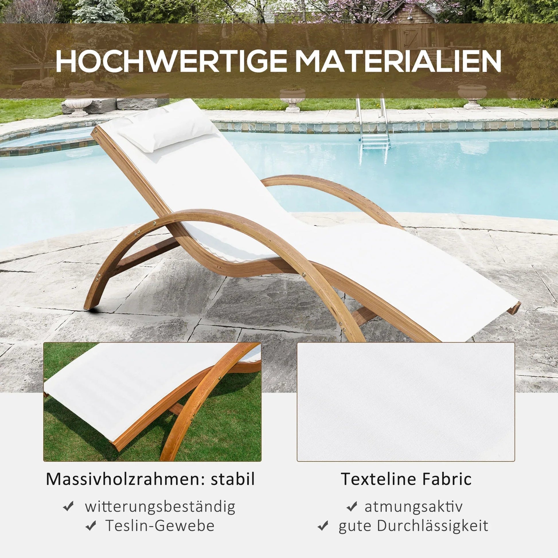 Modern Breathable Garden Lounger: Comfort and Style by Egyptian Queen Store - Egyptian Queen storeSunlounger