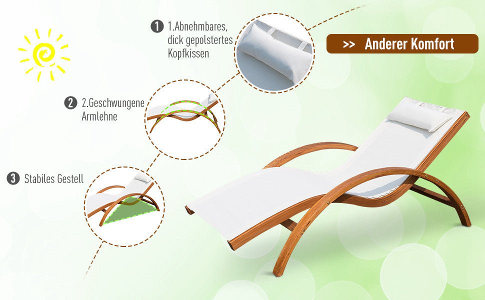 Modern Breathable Garden Lounger: Comfort and Style by Egyptian Queen Store - Egyptian Queen storeSunlounger