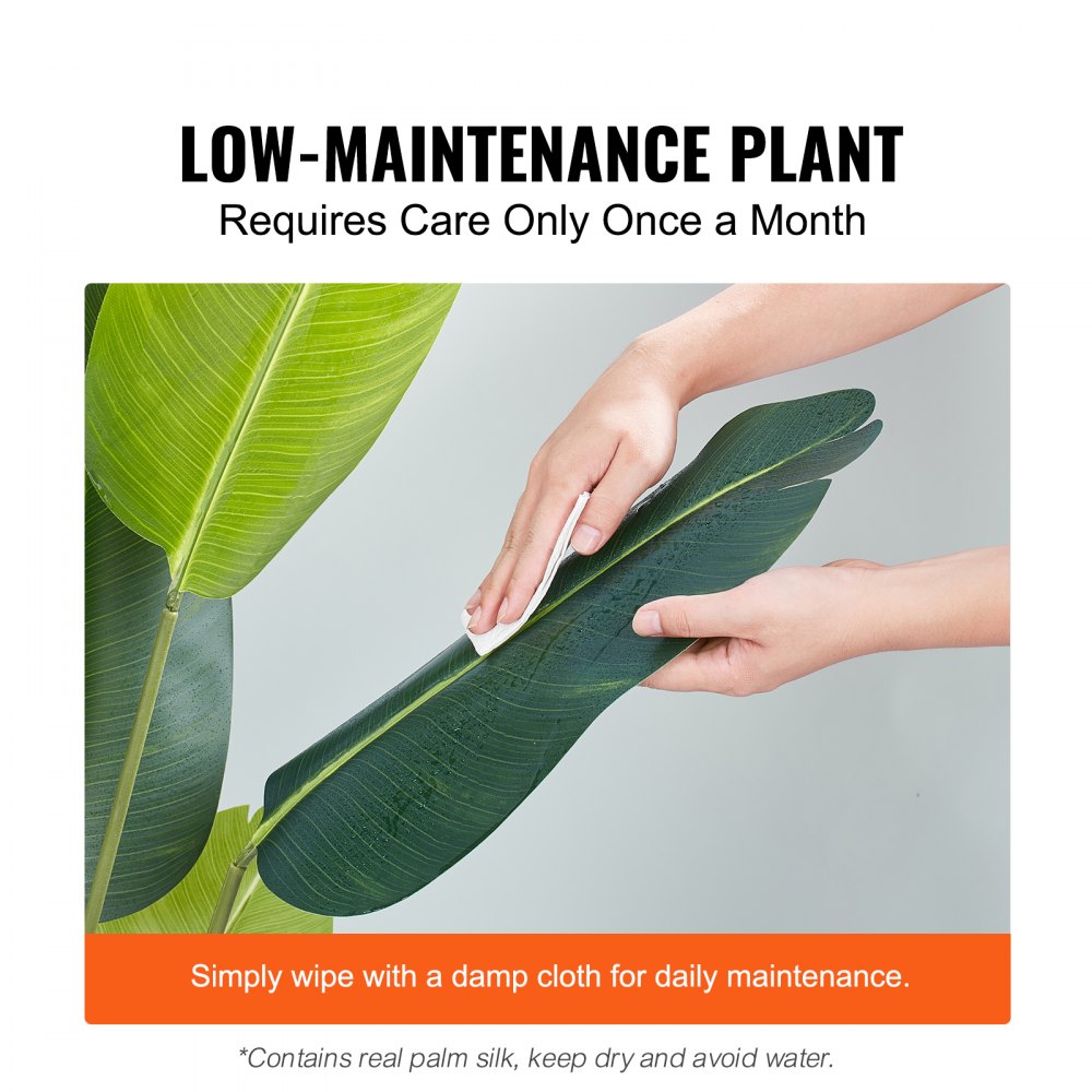 152 cm Artificial Bird of Paradise Palm Tree with lifelike foliage, adjustable branches, and a sturdy black pot. Perfect for adding tropical elegance to any space.






