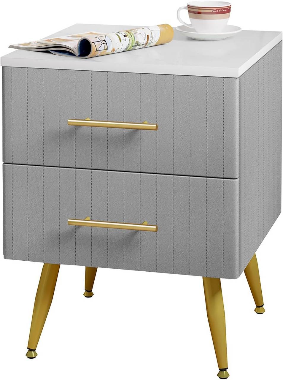 Pair of Elegant Velvet Bedside Tables - Egyptian Queen storemakeup dresser