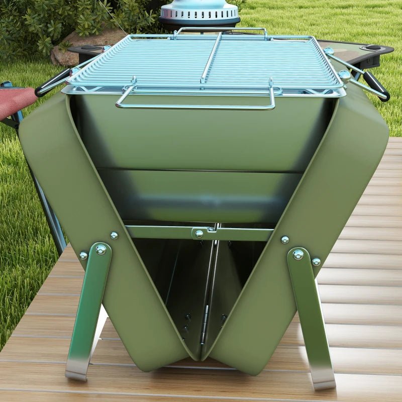 Portable Mini Grill: Compact Suitcase Design for On-the-Go Grilling - Egyptian Queen storeportable BBQ