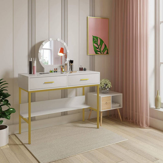 Radiant Elegance Makeup table - Egyptian Queen storemakeup dresser