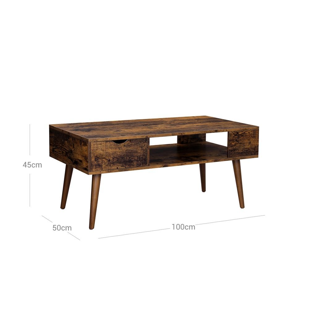 rustic wood grain finish coffee table - Egyptian Queen storecoffee table
