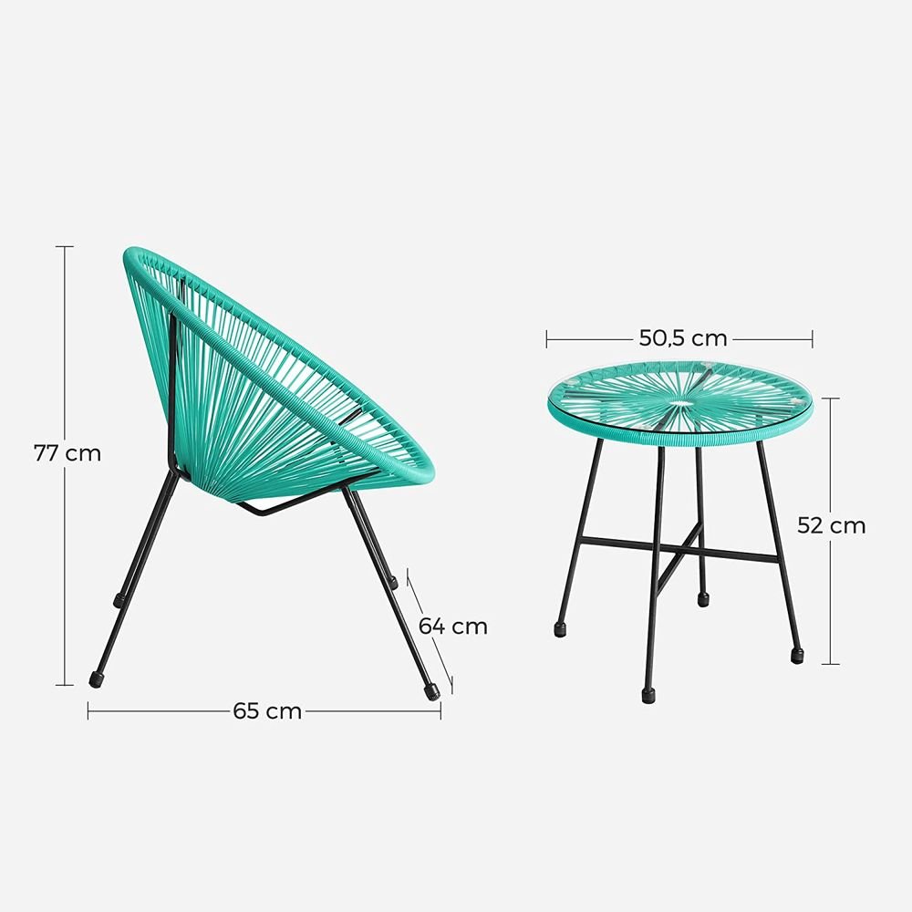 set of 3 garden furniture Set - Egyptian Queen storegarden Furniture Sets