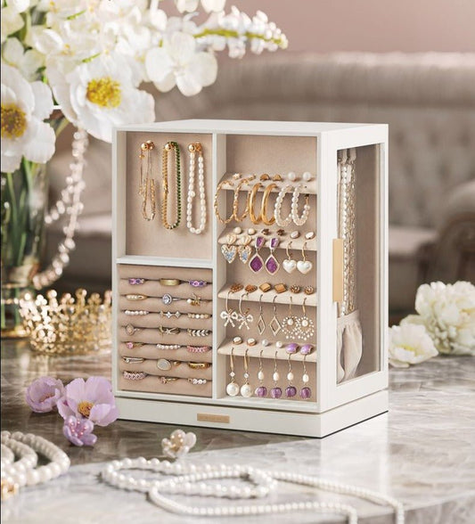 Stylish 360° Rotating 5 drawers Jewellery Box - Egyptian Queen storejewellery box