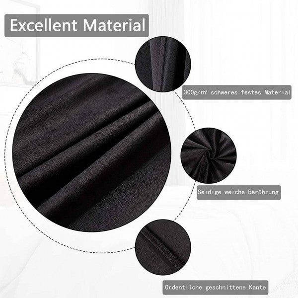 Thermal Insulated black out Curtains - Egyptian Queen storecurtain