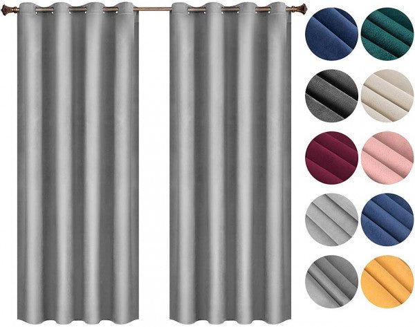 Thermal Insulated black out Curtains - Egyptian Queen storecurtain