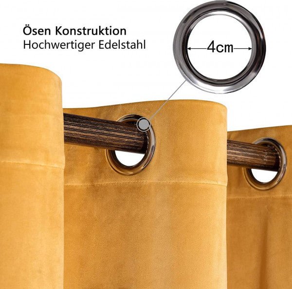 Thermal Insulated black out Curtains - Egyptian Queen storecurtain