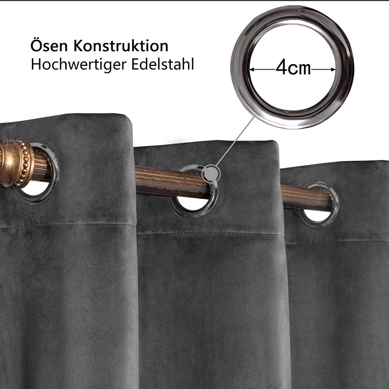 Thermal Insulated black out Curtains - Egyptian Queen storecurtain