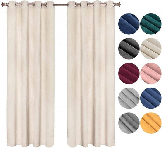 Thermal Insulated black out Curtains - Egyptian Queen storecurtain