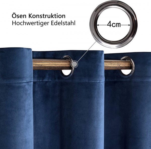 Thermal Insulated black out Curtains - Egyptian Queen storecurtain