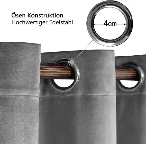 Thermal Insulated black out Curtains - Egyptian Queen storecurtain