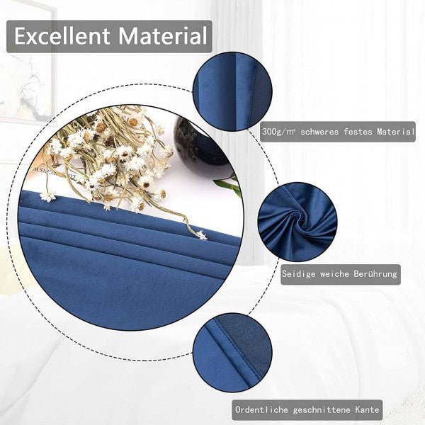 Thermal Insulated black out Curtains - Egyptian Queen storecurtain