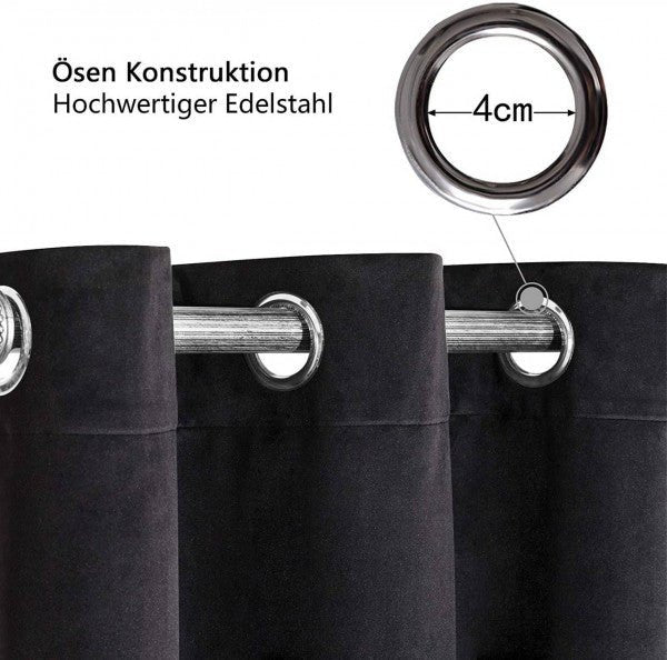 Thermal Insulated black out Curtains - Egyptian Queen storecurtain
