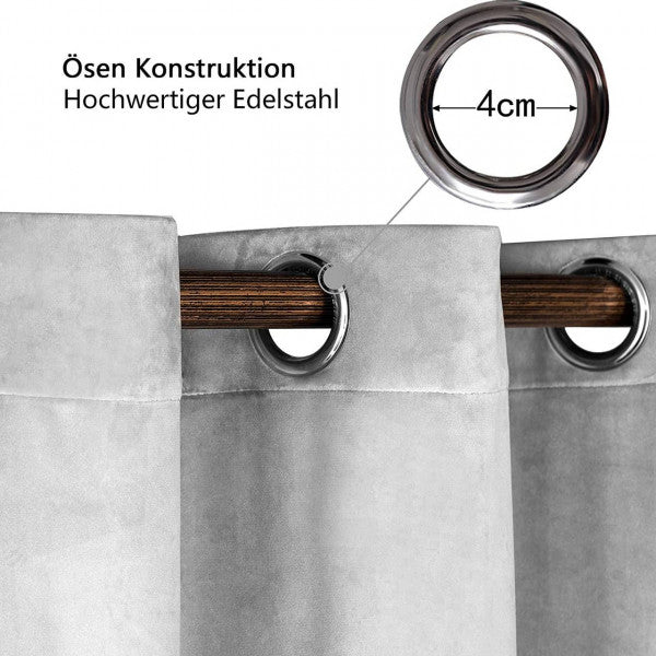 Thermal Insulated black out Curtains - Egyptian Queen storecurtain