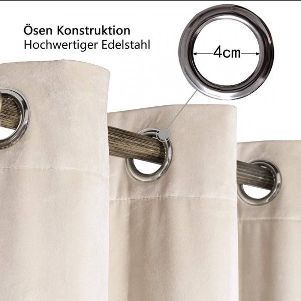 Thermal Insulated black out Curtains - Egyptian Queen storecurtain