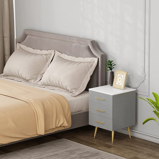 VelvetVanity Elegance bedside table - Egyptian Queen storebedside table