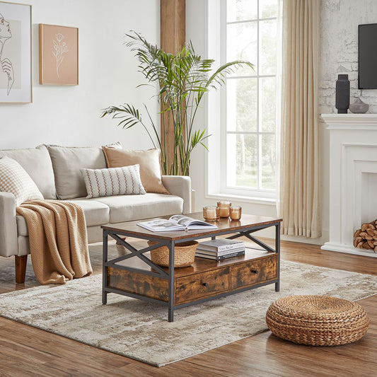vintage brown-black Coffee table - Egyptian Queen storecoffee table