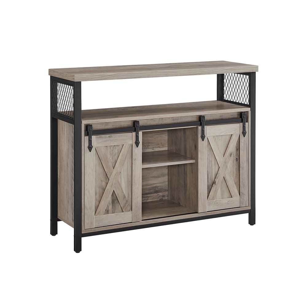 vintage sideboard with 2 sliding doors - Egyptian Queen storebuffet