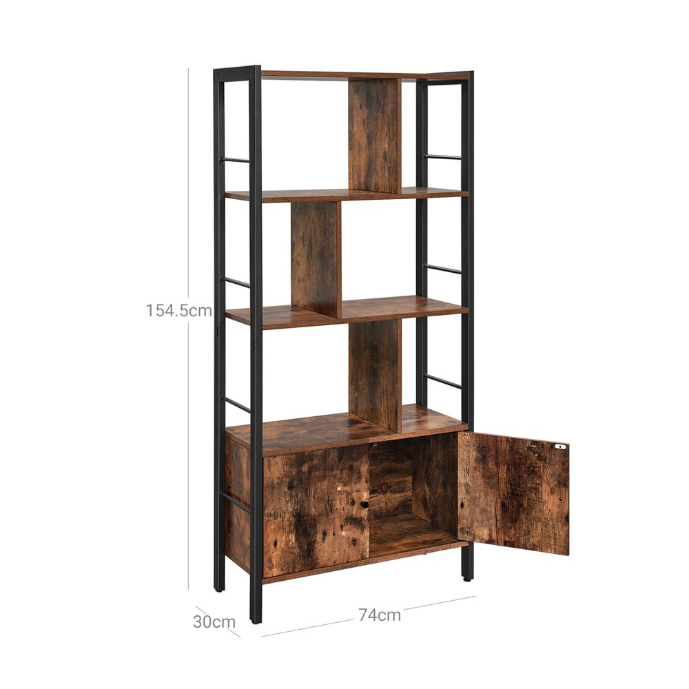 Vintage standing bookcase cabinet - Egyptian Queen storeBookcases & Standing Shelves